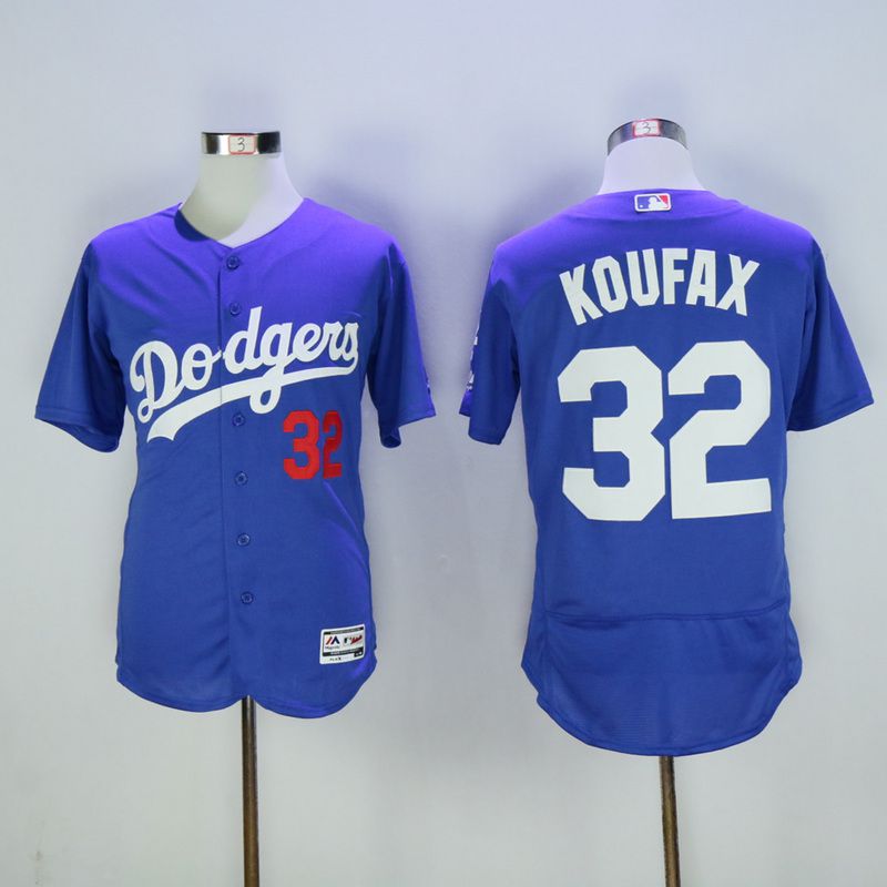 Men Los Angeles Dodgers #32 Koufax Blue MLB Jerseys